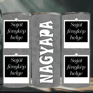 Egyedi Fényképes Nagyapa Tumbler