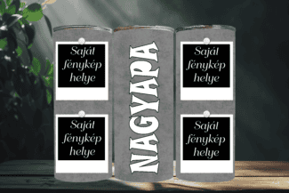Egyedi Fényképes Nagyapa Tumbler