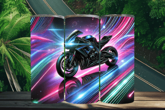 Neon Motoros Tumbler
