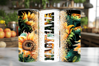 Napraforgós Tumbler