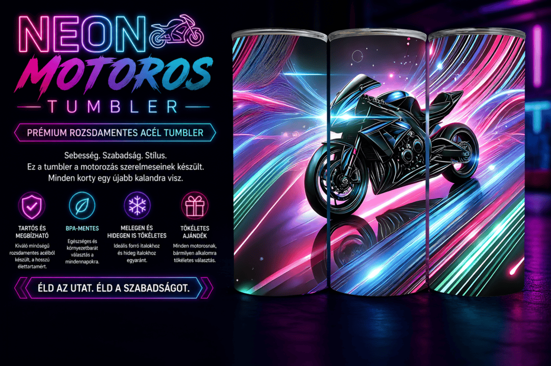 Neon Motoros Tumbler