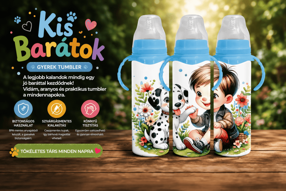 Kis Barátok gyerek tumbler