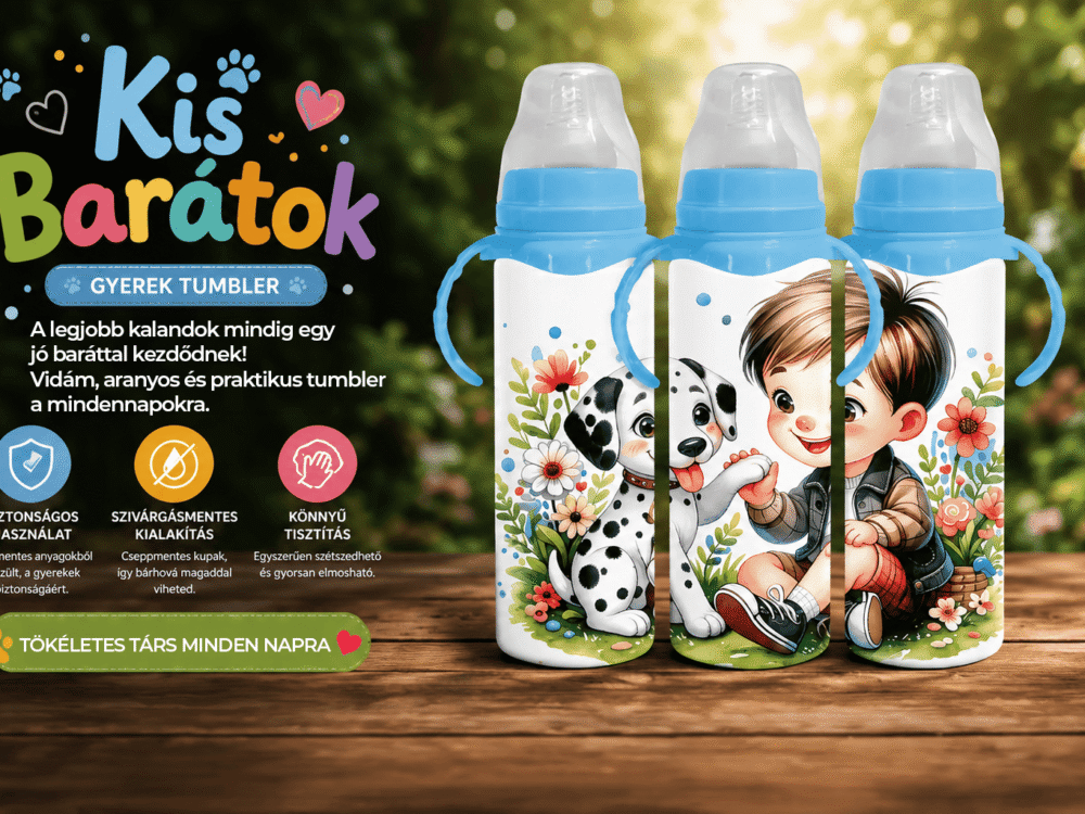 Kis Barátok gyerek tumbler