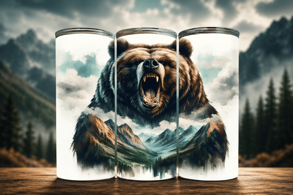 A Vadon Ereje – Üvöltő Medve Tumbler