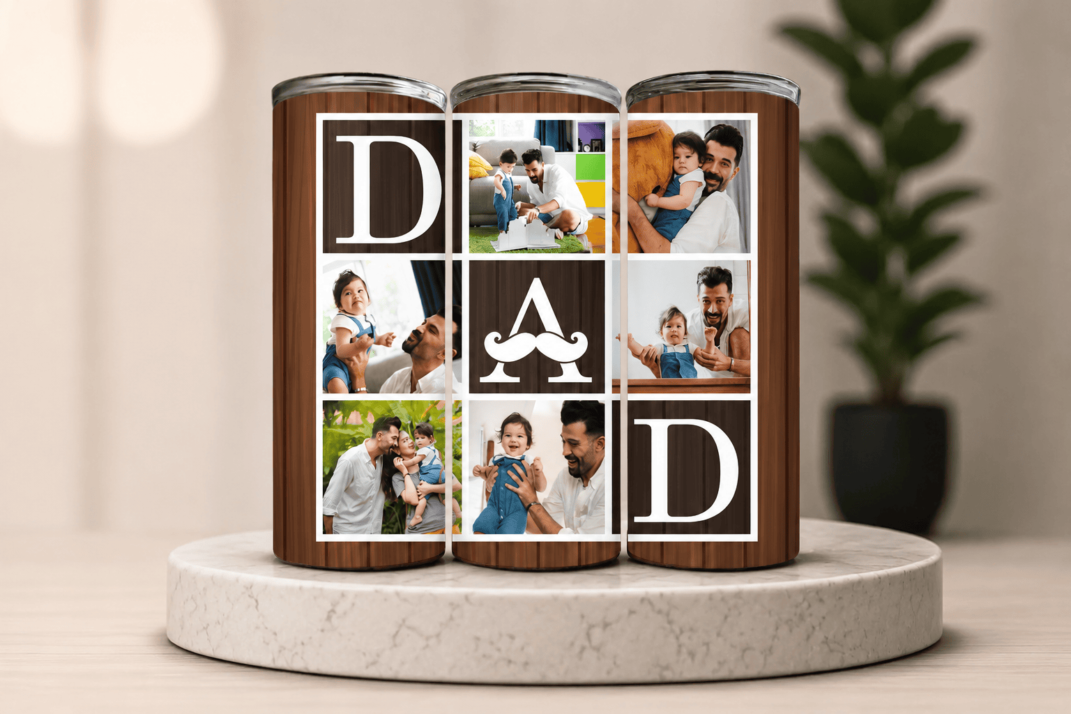 A Legjobb Apa – Fényképes Tumbler