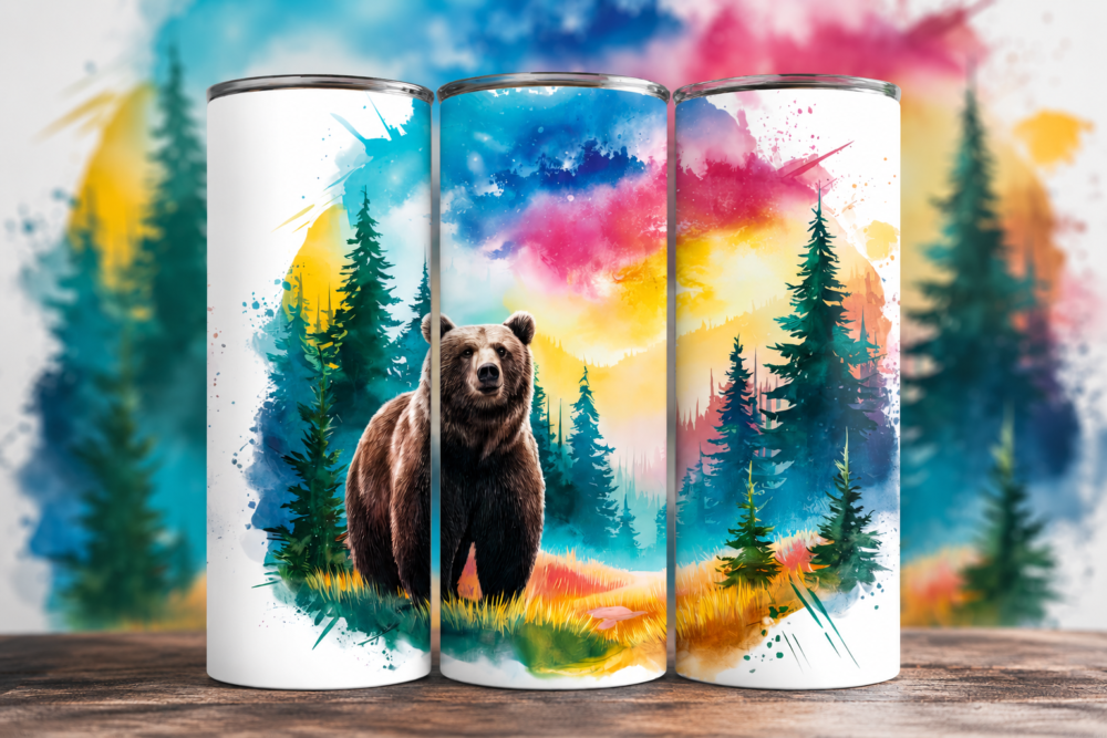 Színrobbanás – Erdei Medve Tumbler