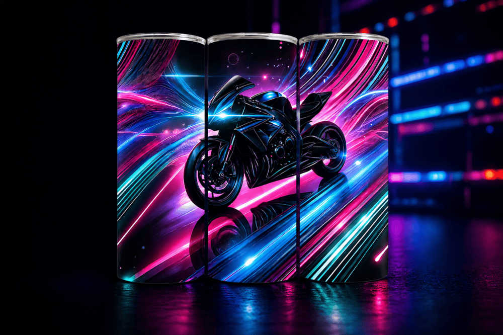 Neon Motoros Tumbler