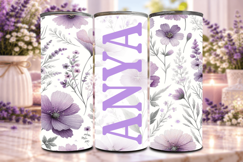 Pasztell Virágos Anya Tumbler