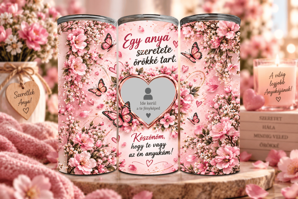 Örökké Összetartozunk – Fényképes Tumbler Anyukáknak