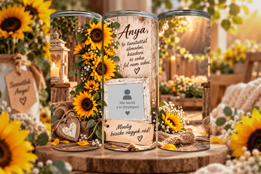 Büszke Vagyok Rád – Fényképes Tumbler Anyukáknak