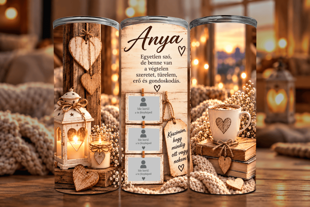 A Legfontosabb Szó – Fényképes Tumbler Anyukáknak