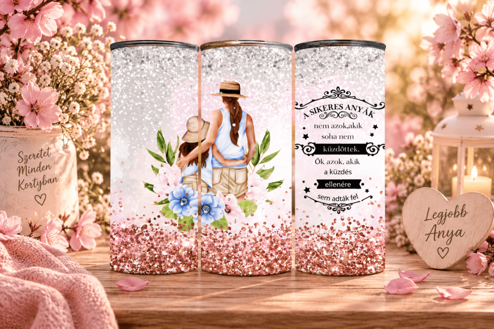 Sikeres Anya – Anya és Gyermeke Tumbler