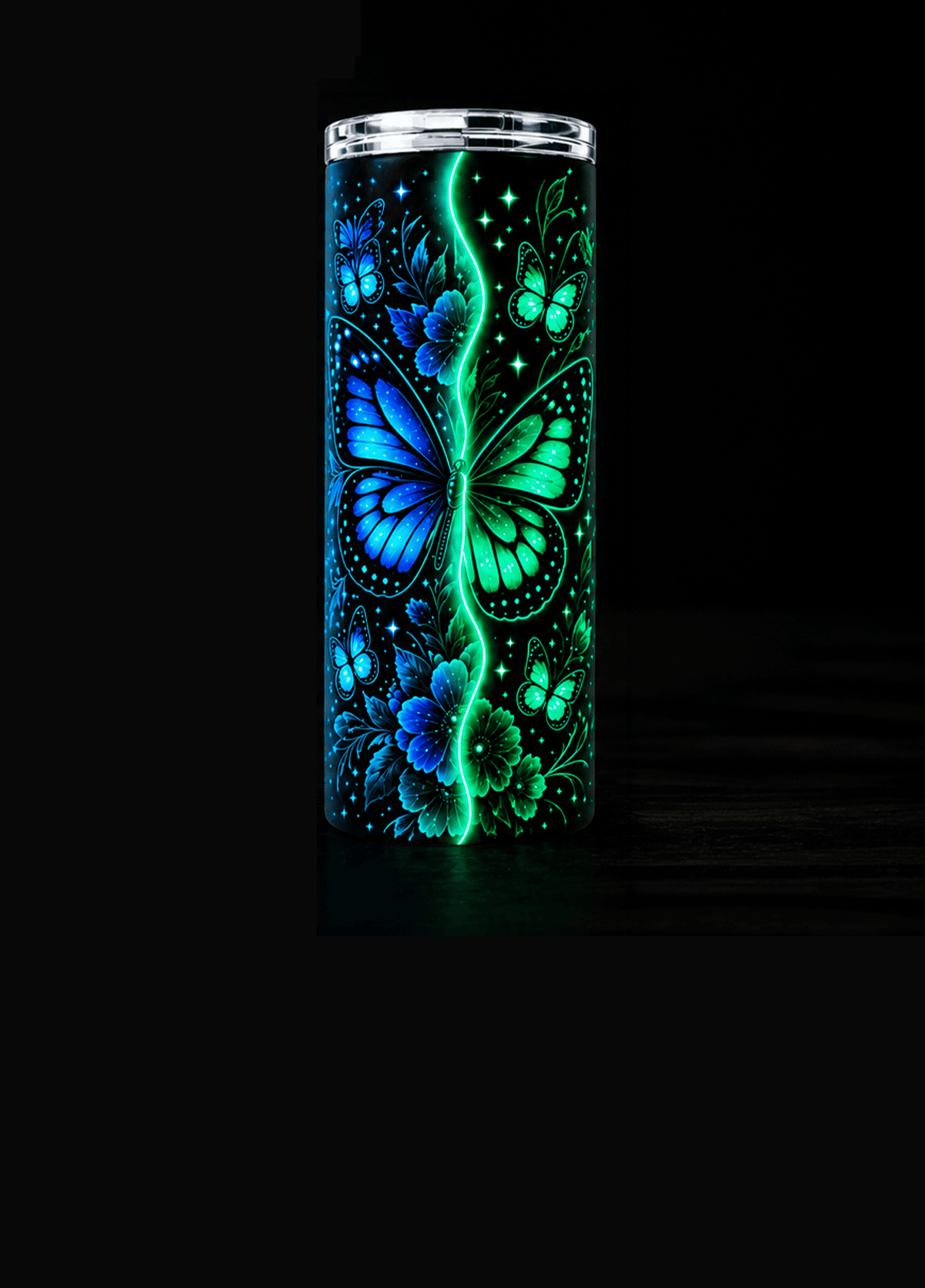 Glow in the Dark tumbler