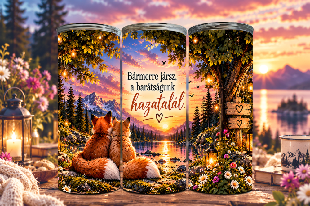 Ahol Mindig Várnak – Megható Barátnős Tumbler