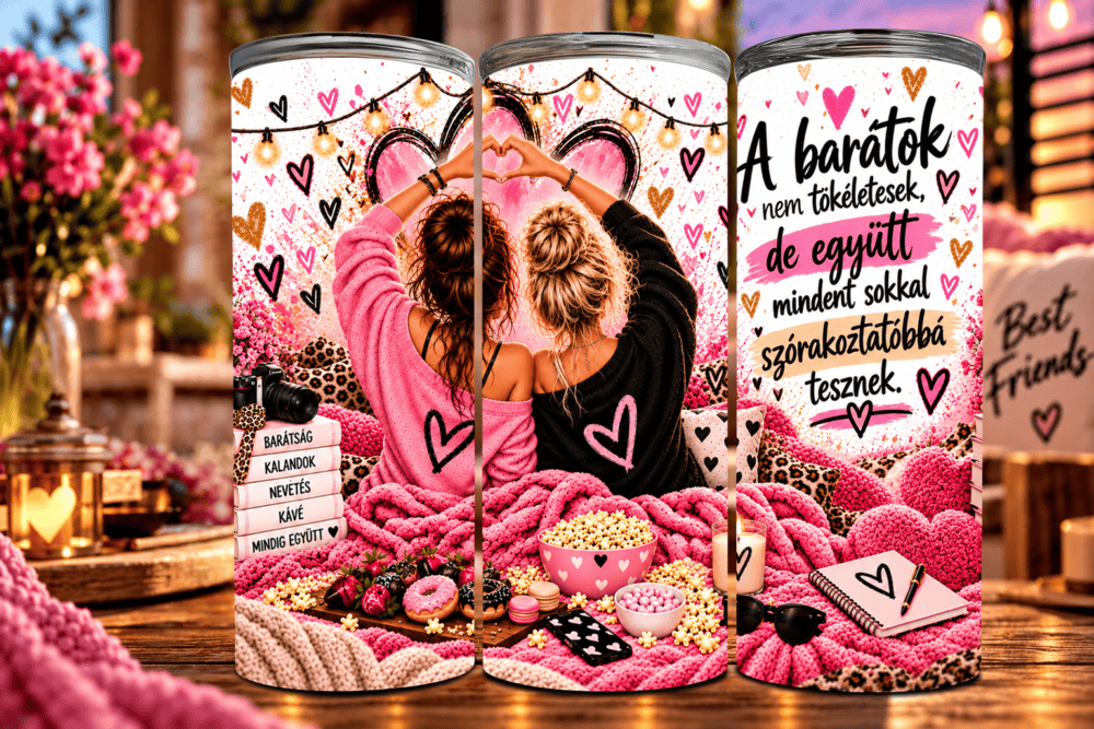 Tökéletlenül Tökéletesek – Barátnős Tumbler