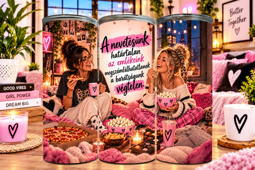 Nevetésből Emlékek – Megható Barátnős Tumbler