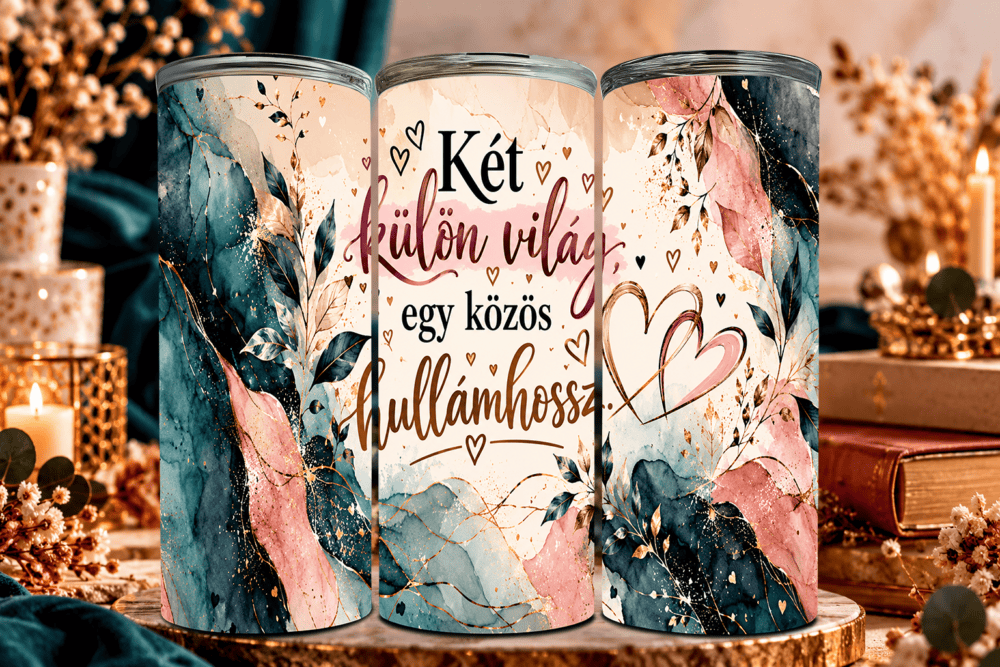 Láthatatlan Összhang – Elegáns Barátnős Tumbler
