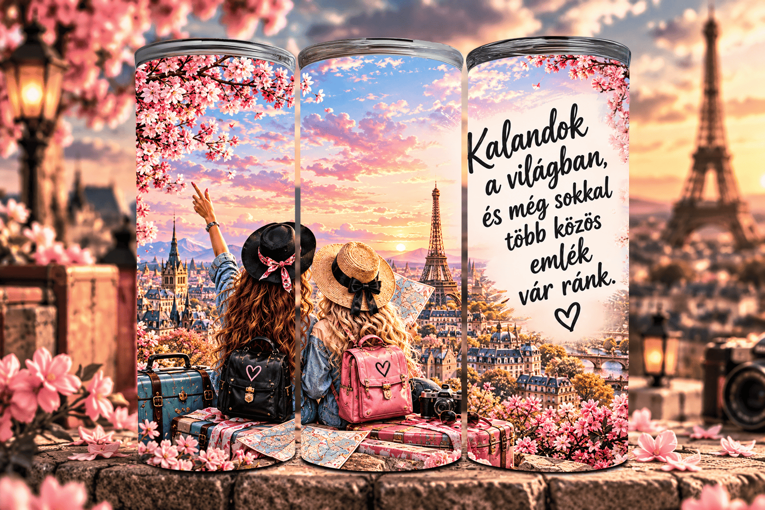 Párizs Ketten – Barátnős Tumbler
